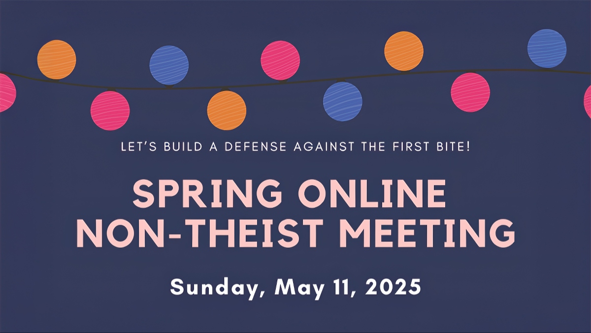 Spring Online Non-Theist Meeting Sunday May 11